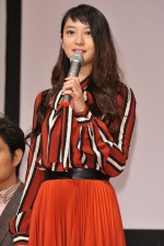 武井咲、『すべてがFになる』制作発表＆完成披露試写会にて