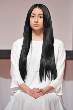 早見あかり、『すべてがFになる』制作発表＆完成披露試写会にて