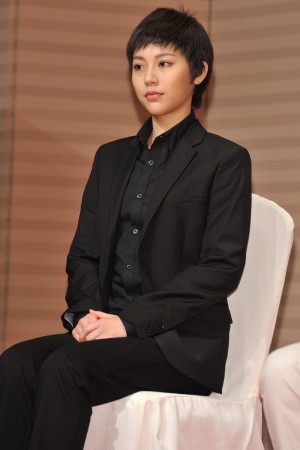 水沢エレナ、『すべてがFになる』制作発表＆完成披露試写会にて