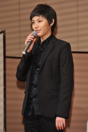 水沢エレナ、『すべてがFになる』制作発表＆完成披露試写会にて