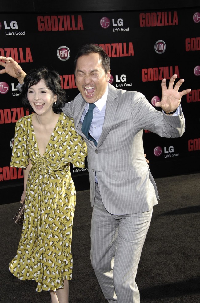 2014年『GODZILLA ゴジラ』L．A．プレミア　南果歩、渡辺謙