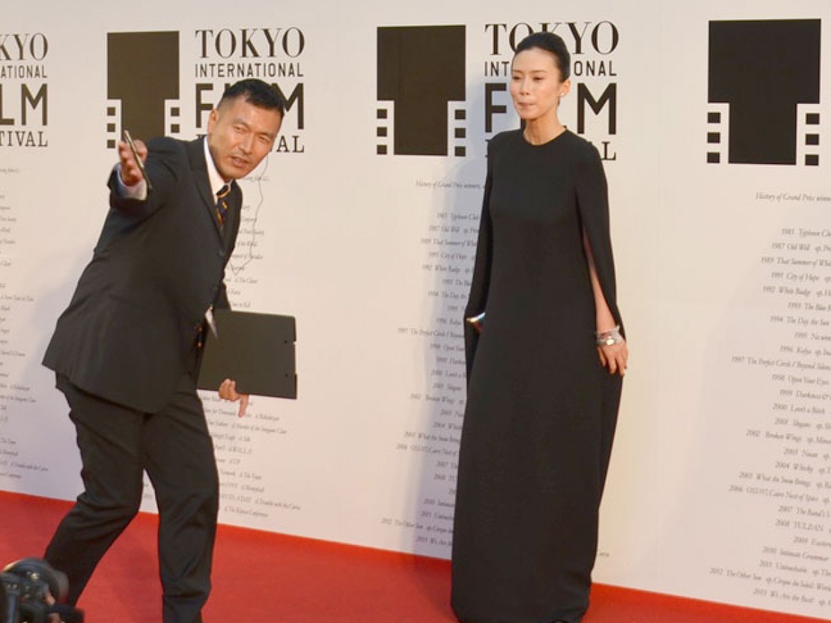 ＜TIFF2014＞中谷美紀「映画ファンが多いことを実感」黒のドレス姿で会場を魅了