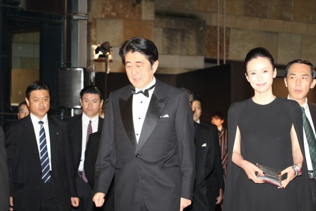 安倍晋三首相、中谷美紀（ステージイベント）