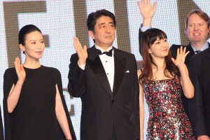 中谷美紀、安倍晋三首相、菅野美穂（ステージイベント）