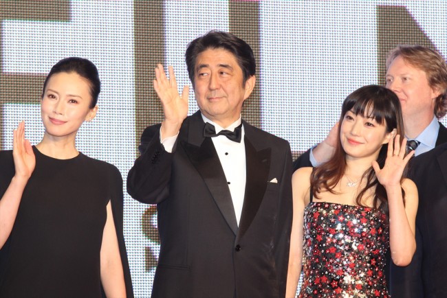 中谷美紀、安倍晋三首相、菅野美穂（ステージイベント）