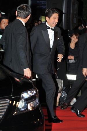 安倍晋三首相（レッドカーペット）