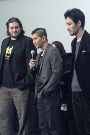 東京国際映画祭『ザ・レイド GOKUDO』舞台挨拶の様子