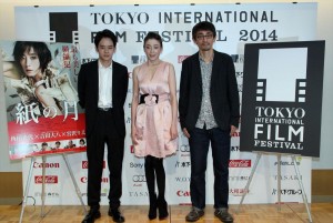 池松壮亮、宮沢りえ、吉田大八監督、『紙の月』記者会見