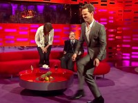 変顔も披露し、つい茶目っ気が出てしまうベネディクト・カンバーバッチ