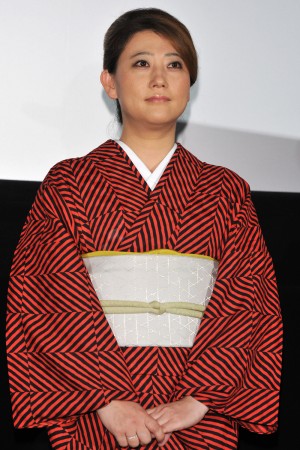 友近、『花宵道中』舞台挨拶にて