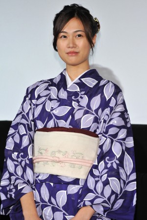 小篠恵奈、『花宵道中』舞台挨拶にて