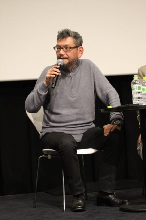 東京・TOHOシネマズ日本橋にて、トークショーを行った庵野秀明