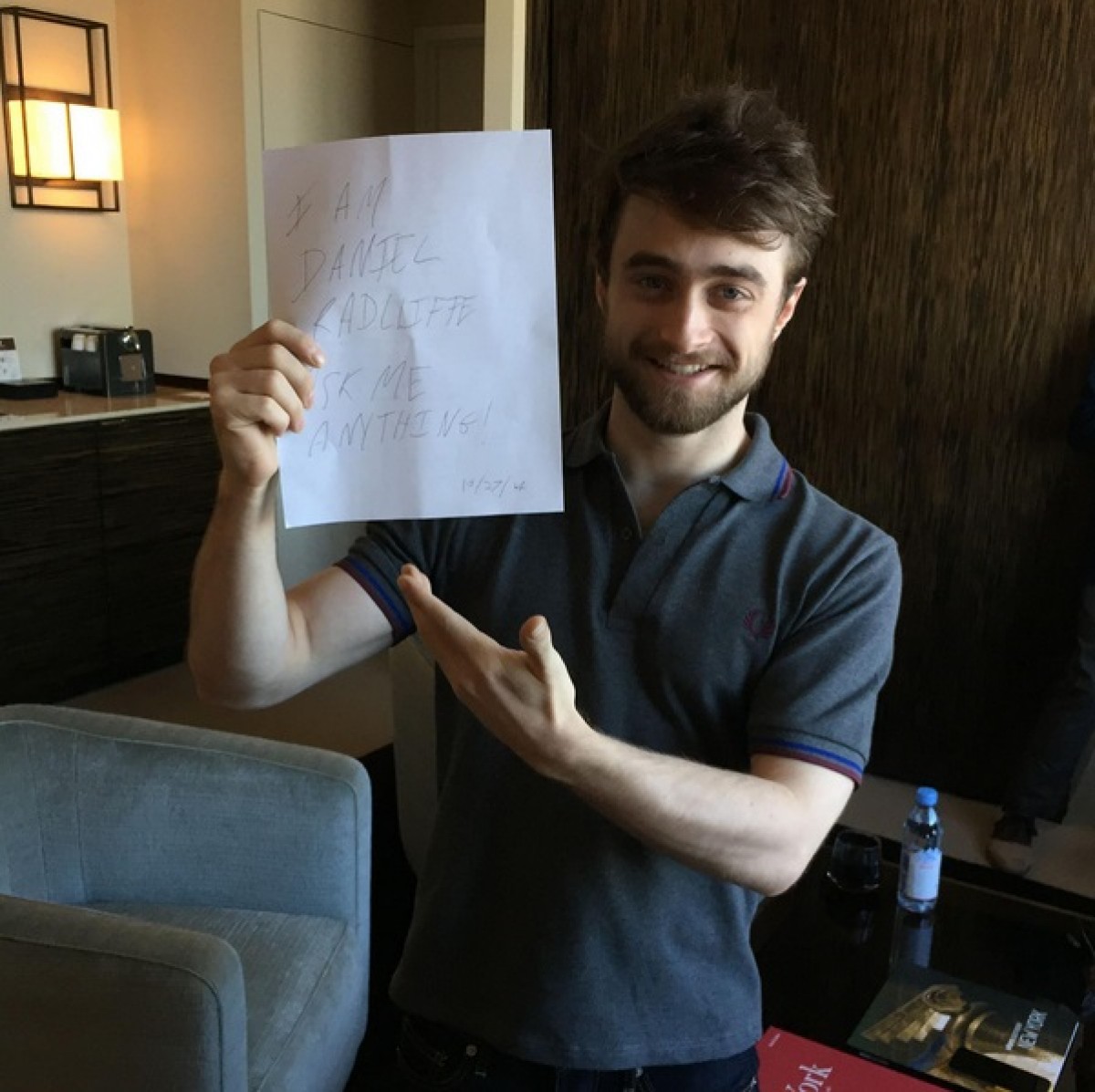 ダニエル・ラドクリフがファンの様々な質問に回答!(※imgurダニエル・ラドクリフAMAページのスクリーンショット)