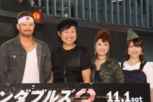 『エクスペンダブルズ3 ワールドミッション』来日記者会見の様子
