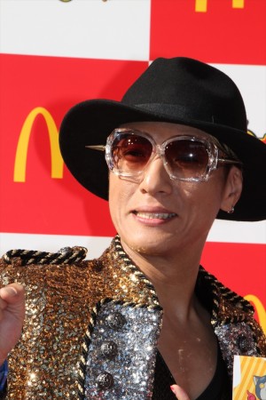 「マクドナルド×妖怪ウォッチ　コラボキャンペーン発表イベント」に参加したゲラッパー（キング・クリームソーダ）