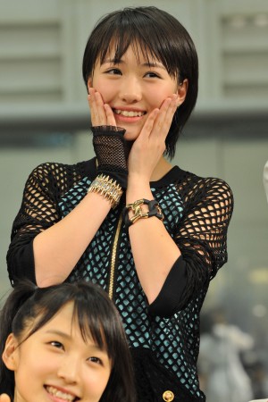 工藤遥、モーニング娘。’14の14thアルバム『14章～The message～』発売記念イベントにて