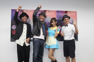 映画『ザ・ゲスト』公開記念「ハロウィンにゲストだらけのミニ会見」の様子