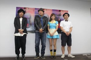 映画『ザ・ゲスト』公開記念「ハロウィンにゲストだらけのミニ会見」の様子