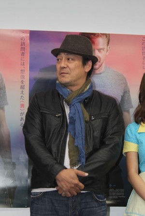 デビット伊東、映画『ザ・ゲスト』公開記念「ハロウィンにゲストだらけのミニ会見」にて