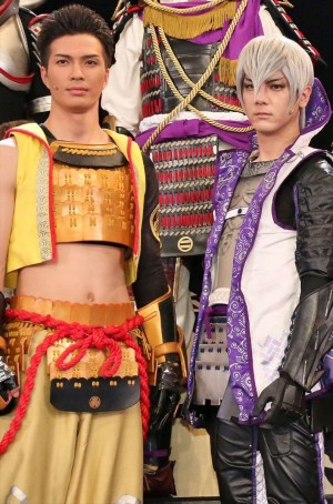広瀬友祐、中村誠治郎、舞台「戦国BASARA4」会見にて