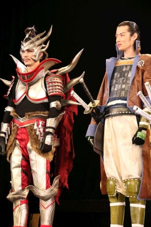 窪寺昭、吉田友一、舞台「戦国BASARA4」会見にて