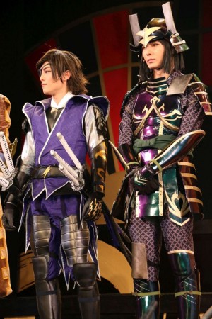 山口大地、藤田玲、舞台「戦国BASARA4」会見にて