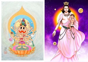 レレレのおじさんが“仏さま”になっちゃった！「漫画家による仏の世界展」開催