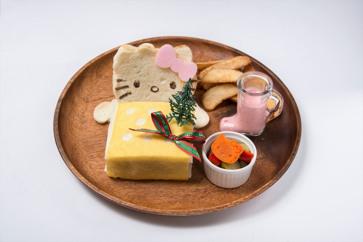 「ハローキティカフェ」期間限定オープン、キティちゃんの鉄板アップルパイも提供