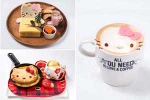 「ハローキティカフェ」期間限定オープン、キティちゃんの鉄板アップルパイも提供