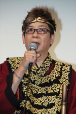 『西遊記～はじまりのはじまり～』完成披露試写会に登場した山寺宏一