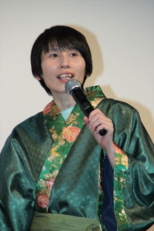 『西遊記～はじまりのはじまり～』完成披露試写会に登場したハリセンボン（箕輪はるか）