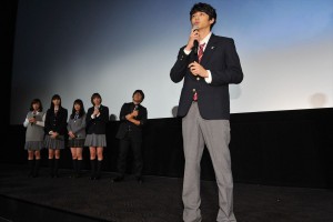 映画『アオハライド』完成披露舞台挨拶の様子