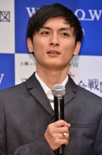 高良健吾、連続ドラマW『平成猿蟹合戦図』第1話完成試写会にて