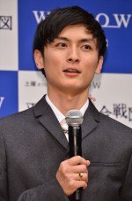 高良健吾、連続ドラマW『平成猿蟹合戦図』第1話完成試写会にて