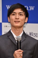 高良健吾、連続ドラマW『平成猿蟹合戦図』第1話完成試写会にて