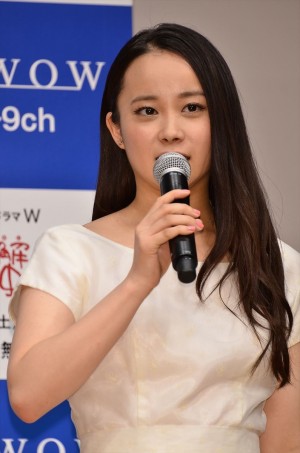 塩ノ谷早耶香、連続ドラマW『平成猿蟹合戦図』第1話完成試写会にて