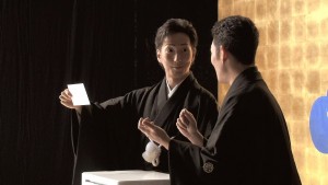 インクジェットプリンター「PRIVIO」CM「ここまできたか、ブラザー！年賀状篇」メイキング画像