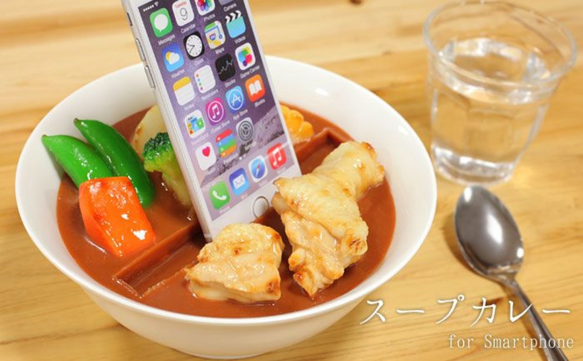 「食品サンプルスマホスタンド」 スープカレー