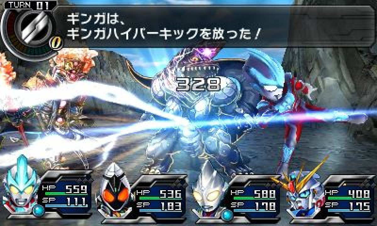 ウルトラマン、仮面ライダー、ガンダムが再集結！RPG『ロストヒーローズ2』発売決定