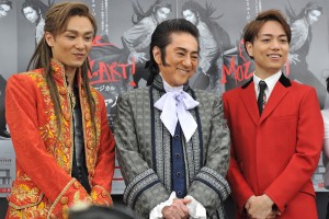 井上芳雄、市村正親、山崎育三郎、ミュージカル『モーツァルト』帝劇開幕初日囲み取材にて