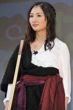 『西遊記～はじまりのはじまり～』公開記念イベントに登場した武田梨奈