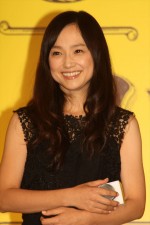 永作博美、映画『ソロモンの偽証』製作報告会見にて