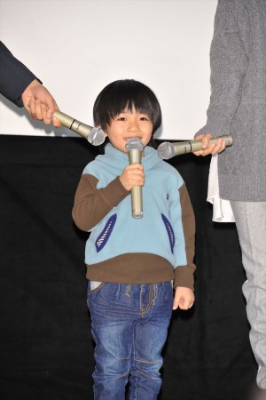 五十嵐陽向、ドラマ『ママとパパが生きる理由。』特別試写会にて