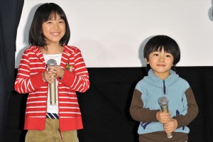 渡邉このみ、五十嵐陽向、ドラマ『ママとパパが生きる理由。』特別試写会にて