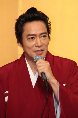 村上弘明、『大江戸捜査網2015～隠密同心、悪を斬る！』製作発表会見にて