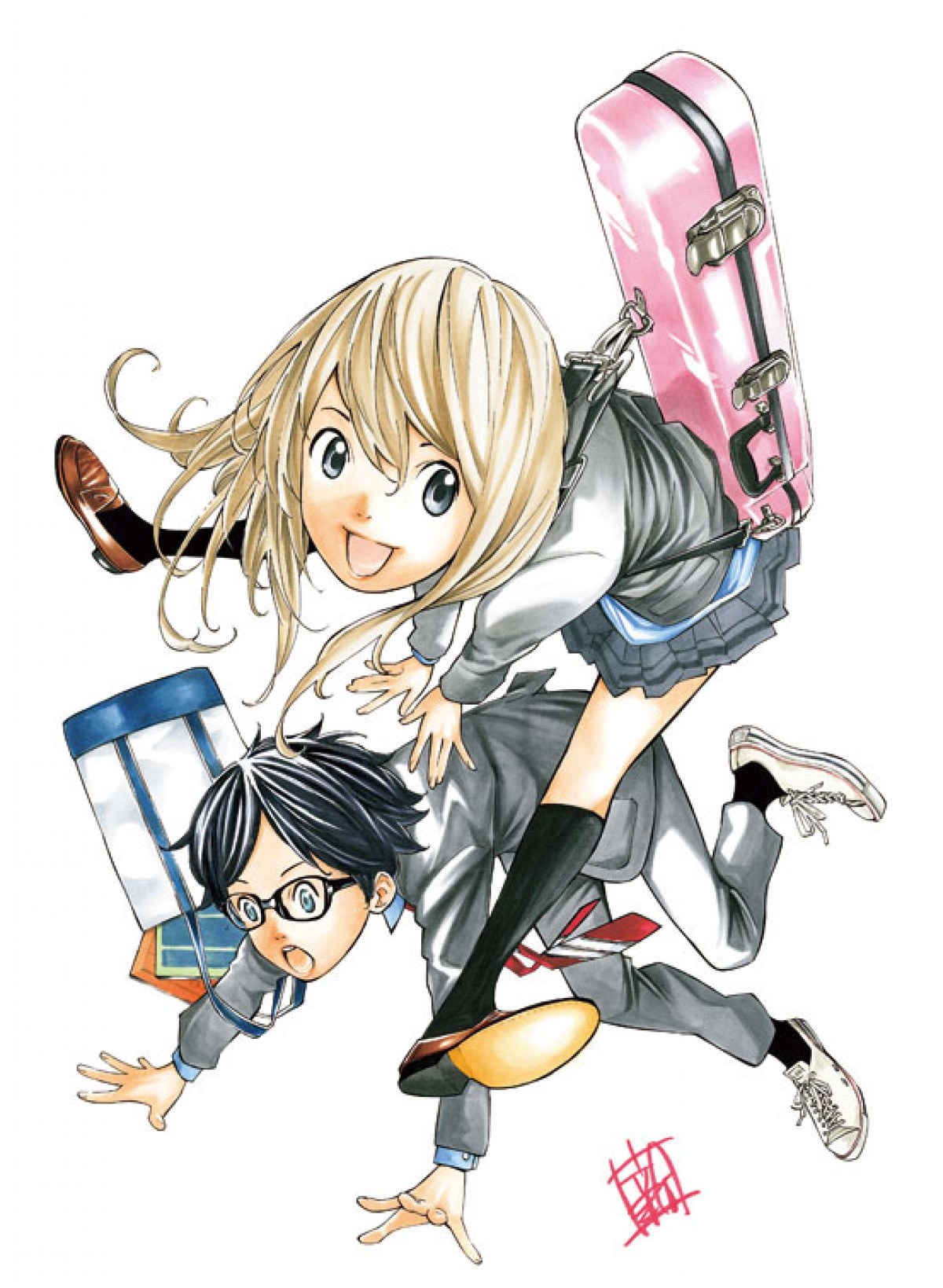 四月は君の嘘 初の公式ガイドブック 小説発売 原作にはないエピソード明らかに 14年11月21日 アニメ コミック ニュース クランクイン