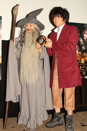 森川智之、LiLiCo、映画『ホビット 決戦のゆくえ』ファンイベントにて