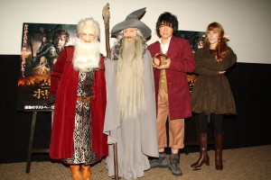 森川智之、LiLiCo、映画『ホビット 決戦のゆくえ』ファンイベントにて