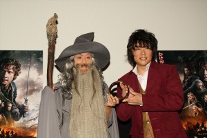 森川智之、LiLiCo、映画『ホビット 決戦のゆくえ』ファンイベントにて