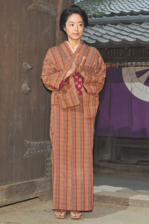 「大河ドラマ主演 バトンタッチセレモニー」に出席した『花燃ゆ』主演の井上真央